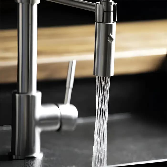 ZLINE Arthur 1.8 GPM Single Hole Kitchen Faucet with HPAS Technology - ATH-KF