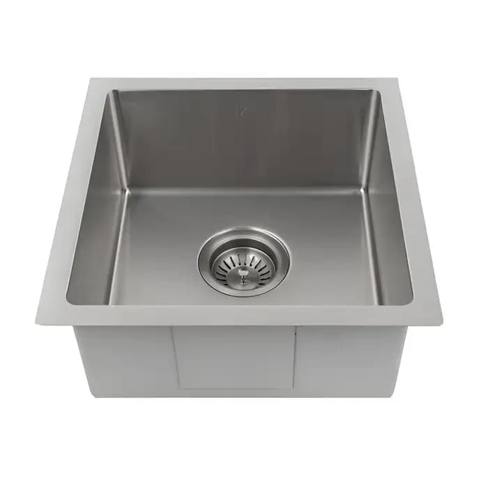 ZLINE 15" Boreal Undermount Single Bowl Bar Kitchen Sink with Basket Strainer - SUS-15