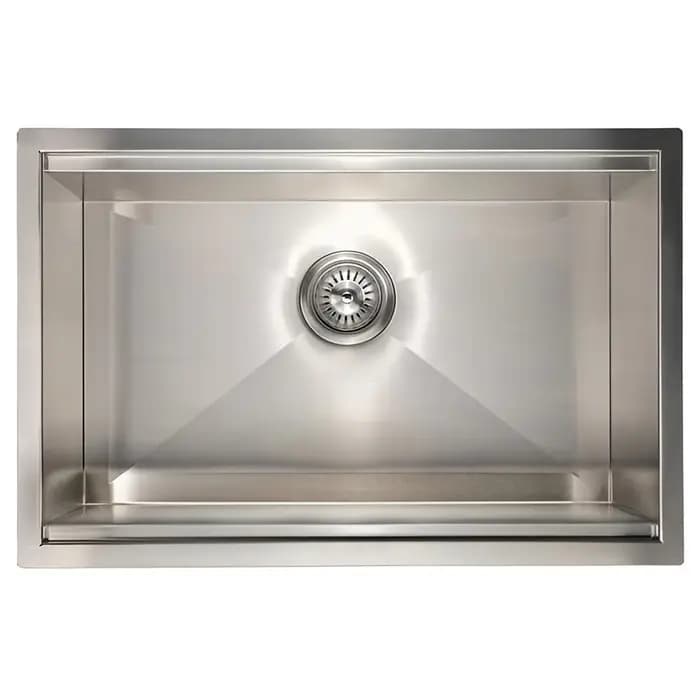 ZLINE 27" Garmisch Undermount Single Bowl Kitchen Sink with Bottom Grid and Accessories - SLS-27