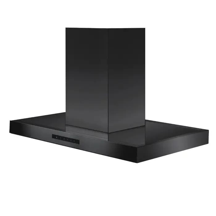 ZLINE - Convertible Island Mount Range Hood in Black Stainless Steel - BSKE2iN