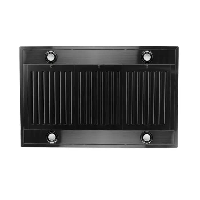 ZLINE - Convertible Island Mount Range Hood in Black Stainless Steel - BSKE2iN
