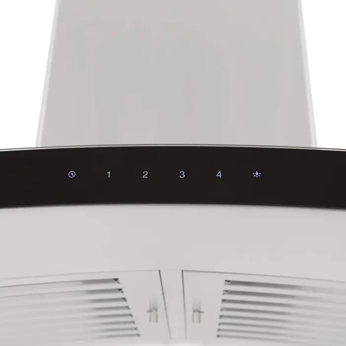 ZLINE - Convertible Island Mount Range Hood in Black Stainless Steel - BSKE2iN